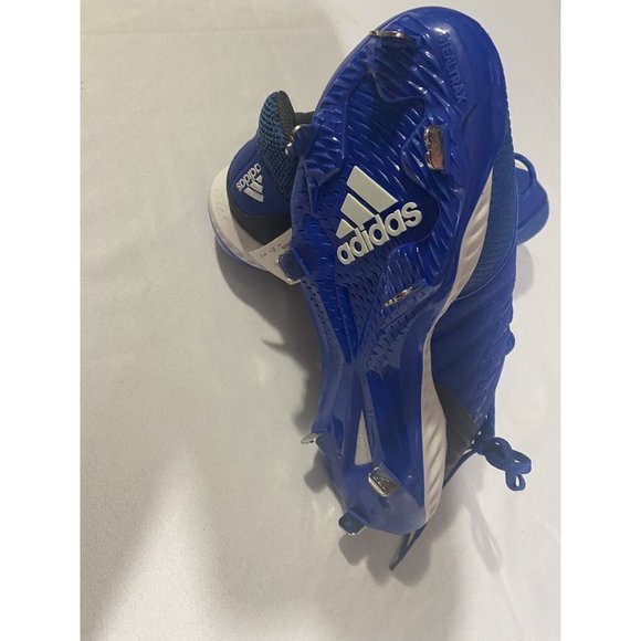 New Women’s Size 9 Blue Adidas Icon Bounce Metal Softball Cleats CG5187 - Picture 8 of 9
